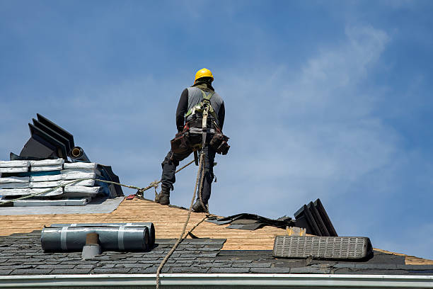Professional Metal Roofing technician working in Fair Haven, NY